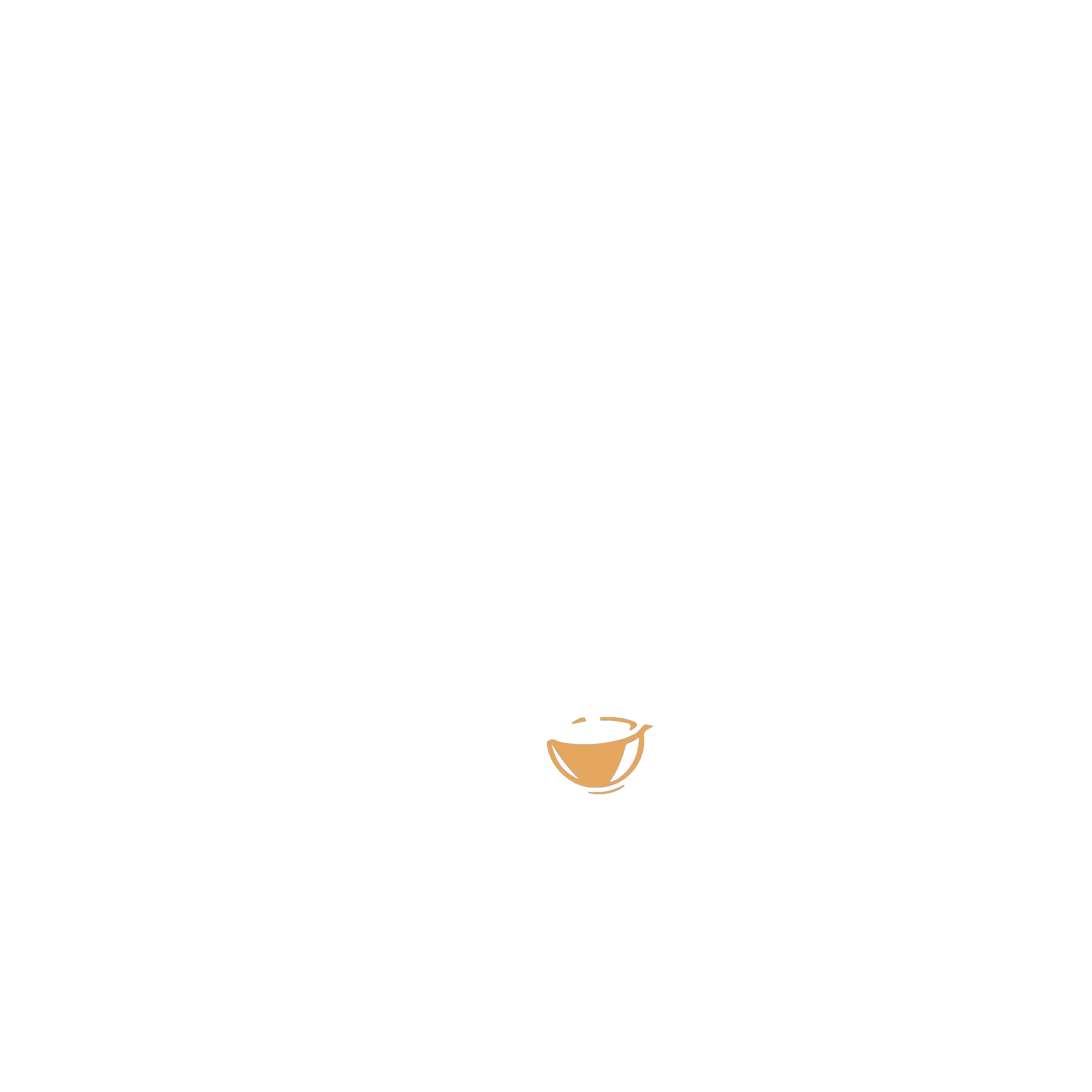 LA TAZA DORADA-LOGO blanco